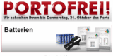 [DRUCKERZUBEHOER.DE] Verlängert! Versandkostenfreie Lieferung wieder da – z.B. Batterien für unter 1,- Euro bestellen!