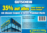 [PRAKTIKER] Offline-Knaller! 35% Rabatt auf alles bei Praktiker vom 10. bis 15. Juni!