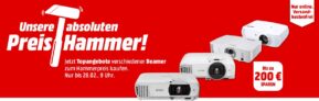 MediaMarkt Preishammer-Angebote mit verschiedenen Beamern