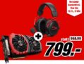 MSI GTX 1080Ti Grafikkarte + HyperX Cloud Gaming Headset + Destiny 2 [PC] + Mittelerde [PC] für nur 799,- Euro