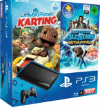 [AMAZON] Bundle! PlayStation 3 Konsole Super Slim 500GB inkl. DualShock 3 Wireless Controller + LittleBigPlanet Karting + PlayStation All-Stars Battle Royale schon ab 221,86 Euro inkl. Versand