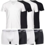 [PUMA] Ebay WOW! Puma 4er Pack T-Shirts (V-Ausschnitt oder Rundhals) oder Boxershorts S bis XL nur 24,99 Euro inkl. Versand