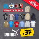 SportSpar: PUMA Fanartikel Sale mit bis zu 85% Rabatt + 15% Extra-Rabatt