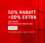 Bis zu 50% Rabatt im Sale + 20% Extra-Rabatt dank Gutscheincode bei Puma