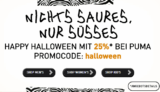 [PUMA] Neue Artikel! Halloween Sale mit Rabatten von 25% auf nicht reduzierte Ware