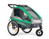 Qeridoo Kinderfahrradanhänger KidGoo-1 in blau, grün oder rot je nur 319,49 Euro