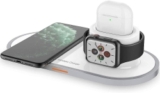 KKUYI 3-in-2 Qi Wireless Charger für Smartphones, Airpods und Apple Watch nur 19,49 Euro