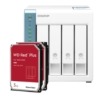 QNAP Systems TS-431P3-2G 4-Bay NAS Gehäuse mit 2x 3TB WD Red Plus 3,5″ NAS HDD für 427,65 Euro