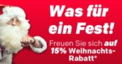 Christmas Sale bei Rakuten mit 15% Rabatt auf alle Artikel von hunderten Rakuten-Händlern