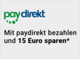 Rakuten: 15,- Euro Rabatt ab 30,- Euro Bestellwert bei Zahlung mit Paydirekt