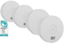 Viererpack Smartwares FSM-124 Rauchmelder für nur 51,90€ inkl. Versand