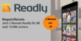 Wieder da! 2 Monate Readly für nur 5,- Euro – über 2.000 Zeitschriften und Magazine lesen