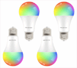 4er-Pack REAFOO WiFi Smart Birnen (E27) mit RGB-Farbwechsel für nur 33,26 Euro bei Amazon.co.uk