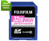 [REDCOON] Fujifilm SDHC-32GB High Performance Class 10 Speicherkarte für nur 16,99 Euro inkl. Versand