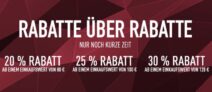 Reebok Sale mit bis zu 50% Rabatt + zusätzlich bis zu 30% Extrarabatt je nach Bestellwert!