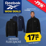 Reebok Sherpa Herren Fleece Jacke (2 Farben, S-XL) für nur 22,94€ (statt 35€)