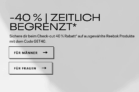 40% Rabatt auf rund 1500 ausgewählte Artikel im Reebok Onlineshop
