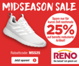 Großer Schuh Sale bei RENO + 25% Extra-Rabatt auf bereits reduzierte Artikel