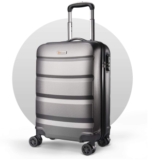 REYLEO ABS Hartschalen-Trolley mit 35L Volumen für 22,99 Euro