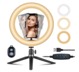 VicTsing Ringlicht (mit Stativ, versch. Modi) für nur 10,39 Euro inkl. Versand