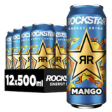 12 x 500ml Rockstar Energy Drink Mango ab nur 9,44€ zzgl. Pfand