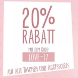 20% Rabatt auf alle Taschen und Accessoires im Roland Onlineshop