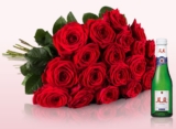 20 Red Naomi Rosen (Stiellänge 50cm) + Flasche Sekt (Piccolo) für nur 19,90 Euro inkl. Versand