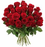 42 rote Rosen (50cm Länge) für nur 24,94 Euro inkl. Lieferung