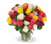 Blumenstrauß “Love Me Tender”mit 40 bunten Rosen für nur 24,98 Euro inkl. Versand