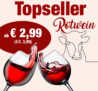Top10 Rotweine bei Weinvorteil mit bis zu 67% Rabatt – ab 2,99 Euro pro Flasche (MBW: 6 Flaschen)