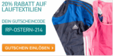 [RUNNERSPOINT] Oster Sale Aktion mit 20% Rabatt auf Lauftextilien