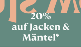 Nur heute: 20% Rabatt auf alle Jacken und Mäntel im s.Oliver Onlineshop