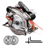 Tacklife Handkreissäge PES01A für 185mm und 190mm Sägeblätter mit 1.500 Watt nur 44,99 Euro
