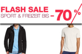 Flash Sale für Sport und Freizeit Bekleidung mit Rabatten von bis zu 70%