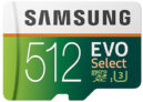 Knaller: Samsung EVO Select micro SD Speicherkarte (512 GB, 100MB/s) für nur 39,99€ inkl. Versand (statt 85,41€)