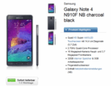 Samsung Galaxy Note 4 mit Telekom Complete Comfort S Tarif für nur 29,95 Euro im Monat mit 1,- Euro Zuzahlung + 100,- Euro Cashback!