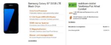 Wieder da: Allnet Comfort Flat 1GB für nur 19,99 Euro mtl. + Samsung Galaxy S7 mit 32GB für einmalig 29,- Euro
