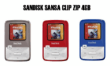 [EBAY] Sandisk Sansa Clip Zip 4GB MP3-Player in grau, blau oder rot (refurbished) für je nur 23,99 Euro inkl. Versand