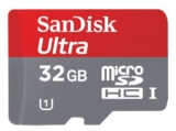 SanDisk Ultra microSDHC 32GB Class 10 Speicherkarte für nur 12,99 Euro inkl. Primeversand