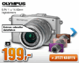 [SATURN SUPER SUNDAY] OLYMPUS Pen PM 1 Systemkamera im 14-42 Kit in verschiedenen Farben für je nur 199,- Euro!