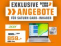 Saturn Card Deals mit verschiedenen exklusiven Angeboten