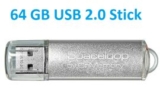 [SATURN SUPER SUNDAY] CNMEMORY 64GB USB 2.0 Spaceloop Silver USB-Stick für nur 22,- Euro bei Lieferung in die Filiale!