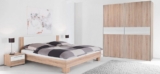 Knaller! Komplettes Carryhome Schlafzimmer (Bett, Nachttische & Kleiderschrank) in Sonoma Eiche für nur 299,- Euro inkl. Lieferung