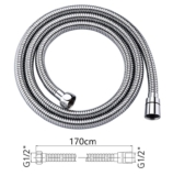 IBERGRIF Duschschlauch 1,7m Edelstahl für 4,70€ statt 6,99€