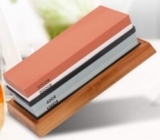 KKmoon Schleifstein Set mit 400er/1000er/3000er und 8000er Körnung für 20,87€