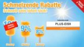 Nur heute: 9% Rabatt auf (fast) alles im Plus Online-Shop