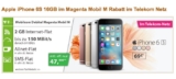 Mobilcom Magenta Mobil-M mit Allnet-Flat, SMS-Flat und 2GB Daten + iPhone 6s für 47,45 Euro monatlich!