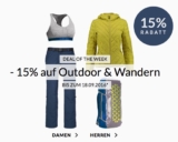 Engelhorn Sports Weekly Deal: 15% Rabatt auf Outdoor und Wandern