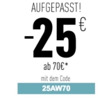 Top! 25,- Euro Gutscheincode mit 70,- Euro Mindestbestellwert im PIMKIE Onlineshop!