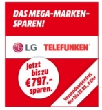 MediaMarkt Mega Marken-Sparen mit Angeboten von ASUS, LG, Telefunken und JBL